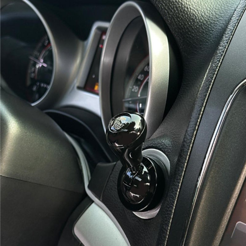 Push Start Button Cover, Aluminum Alloy Joystick Car Starter Lever Decoration, Fits Most Vehicle Push to Start Buttons, 70mm Length with Strong Adhesive Tape (D) - Image 5